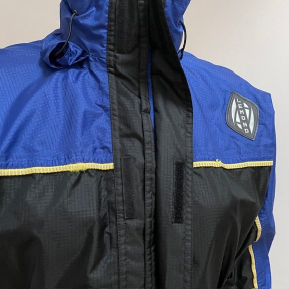 Vintage LEMOND Full Zip Jacket Hidden Hood Zip Pocket S - Picture 7 of 9